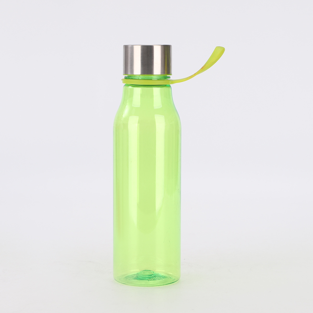 Explosión de nuevos productos de acero inoxidable taza de plástico transparente botella de agua deportiva de moda creativa con cuerda taza de agua portátil al por mayor