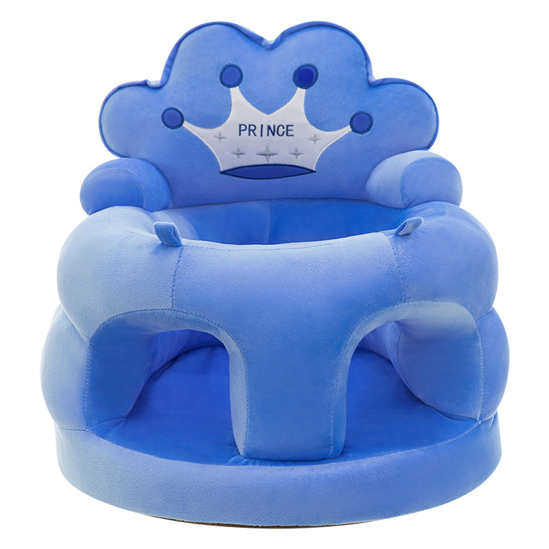 Bebés aprenden a sentarse, sofá infantil, asiento infantil, asiento de comedor de peluche de dibujos animados de columna vertebral