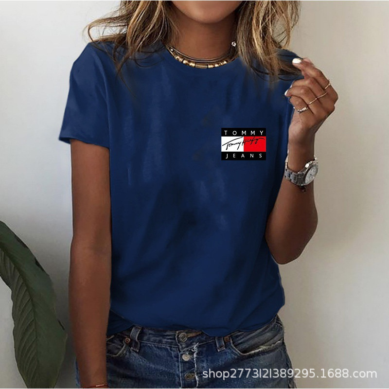 네이비 작은 가슴