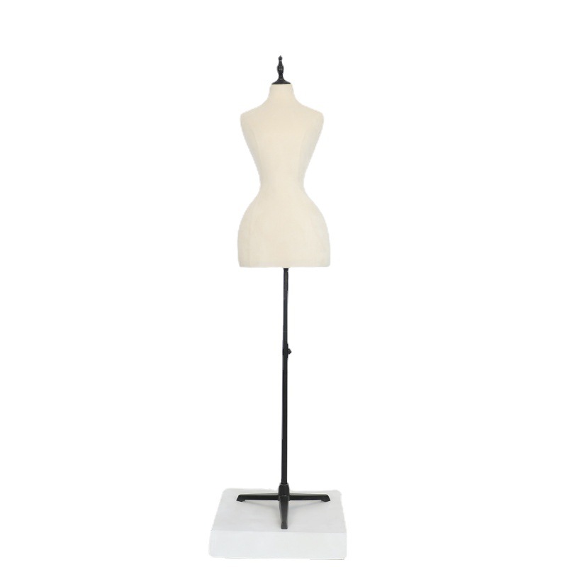 Maniquí de Medio Cuerpo Femenino para Tienda de Ropa, Maniquí de Talla Grande con Cintura Delgada para Exhibición en Vitrina, Muñeca para Vestidos de Novia