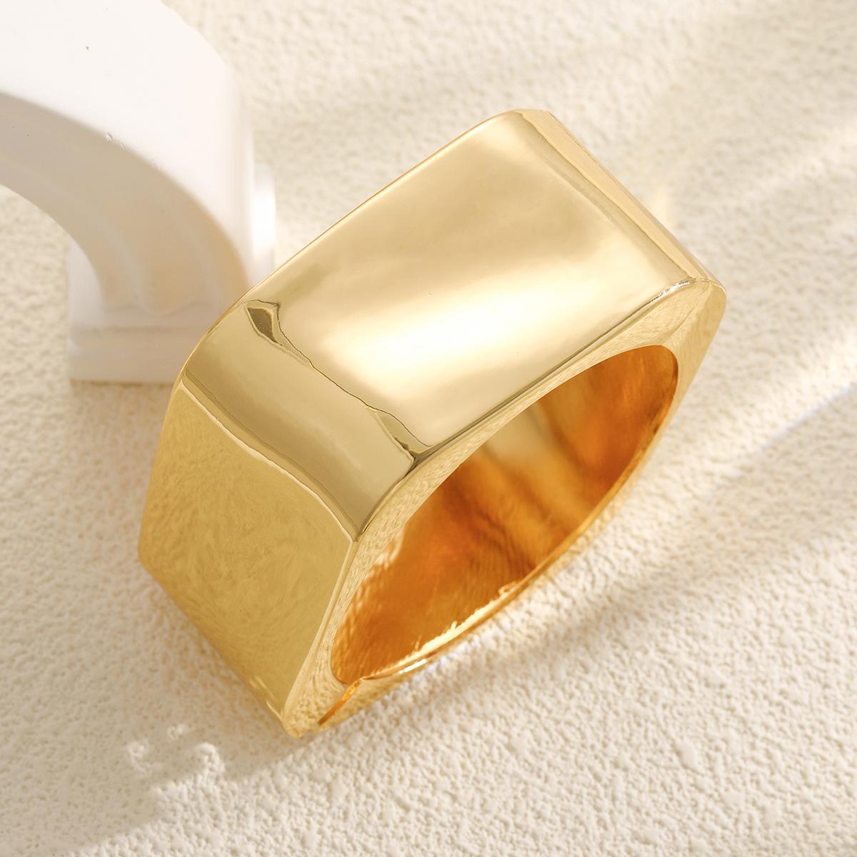Brazalete abierto de cara ancha al por mayor Europa y los Estados Unidos venta caliente transfronteriza personalidad exagerada nicho joyería de mano mujer pulsera de textura metálica