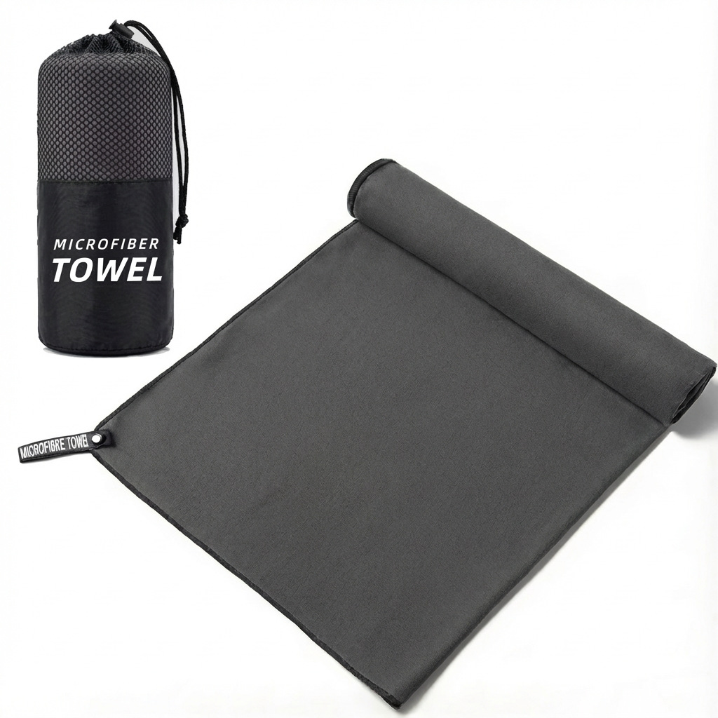 Absorción transfronteriza portátil toalla de secado rápido natación microfibra logo personalizado toalla deportiva succión de sudor gimnasio