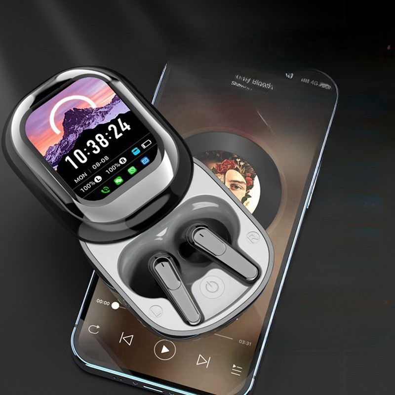 クロスボーダー Ai 翻訳スライド カバー ワイヤレス スポーツ Bluetooth ヘッドセット スライド カバー デザイン タッチ スクリーン 遅延なし ノイズ リダクション 長いバッテリー寿命|undefined