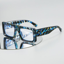 粗边方形眼镜框防蓝光2025新款ins平光镜欧美时尚眼镜架跨境复古