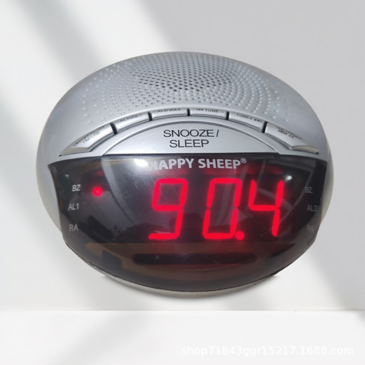 LED digital alarm clock display