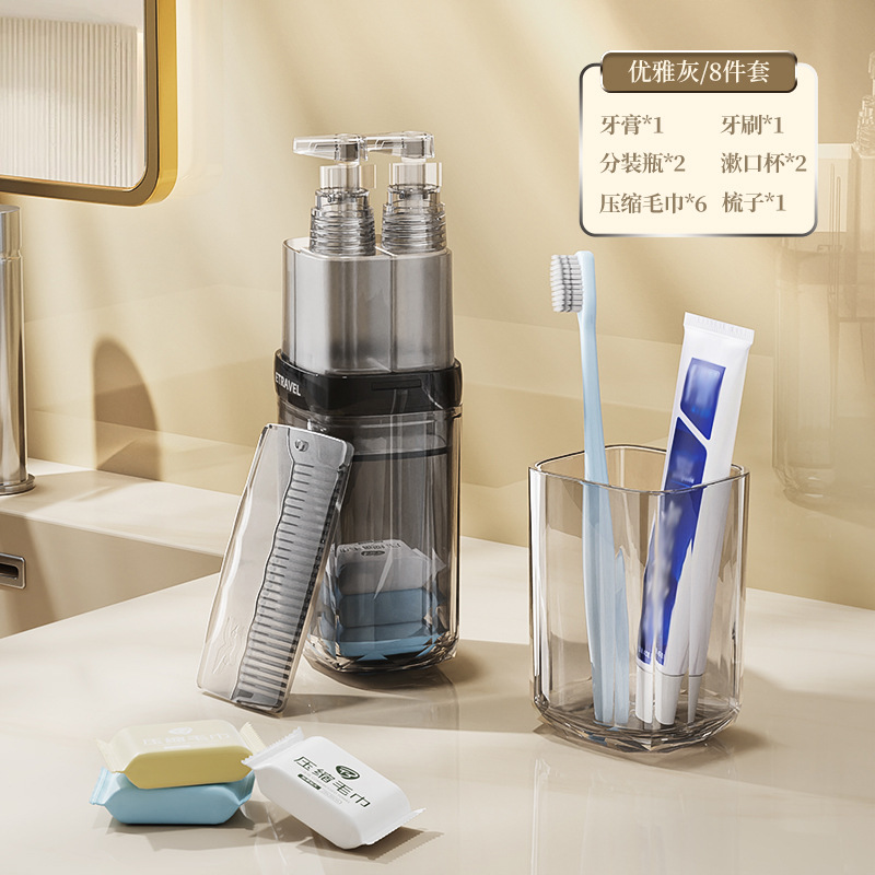 Set de Artículos de Aseo Portátiles ETRAVEL, Botella Dispensadora para Viajes de Negocios, Regalo de Artículos de Baño