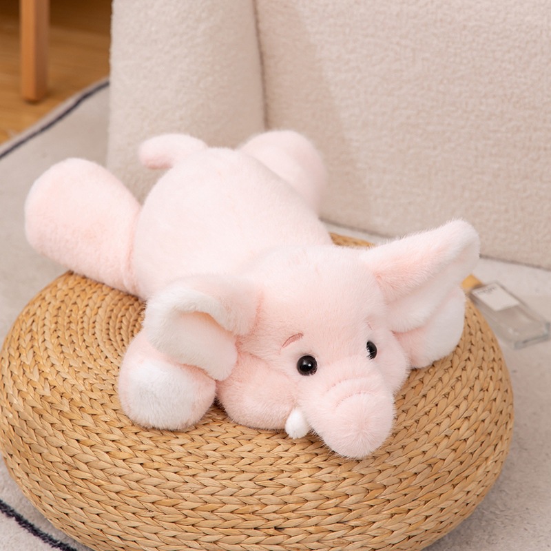 Muñecas de peluche de elefantes transfronterizos lindas muñecas de dibujos animados para niños con almohada tranquilizadora regalo de cumpleaños image 2