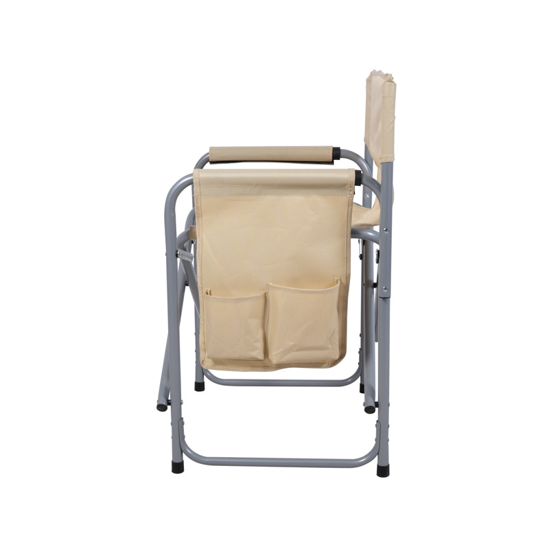 Silla plegable para exteriores Silla de director de camping de montaña Silla de camping de cena Silla de mesa de respaldo de malla Silla de playa de tela Oxford