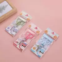 Дети scissors для начальной школы, мультяшная оригами из нержавеющей стали, DIY