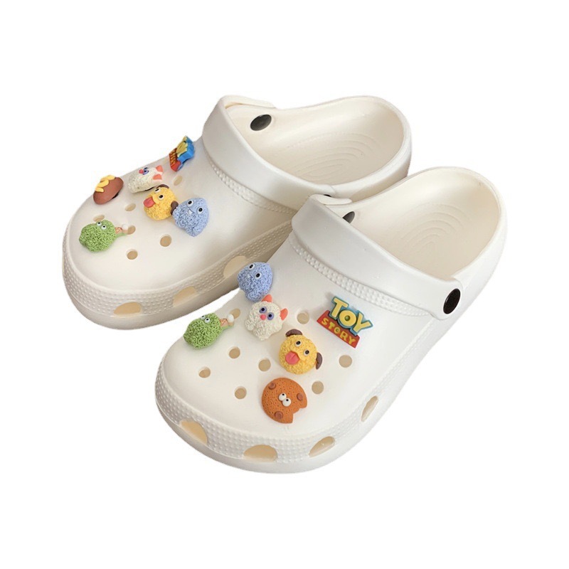 Hoyo Hoyo accesorios de zapatos lindos dibujos animados DIY botones de zapatos floral botones de zapatos accesorios botones de botones accesorios botones de PVC botones de zapatos