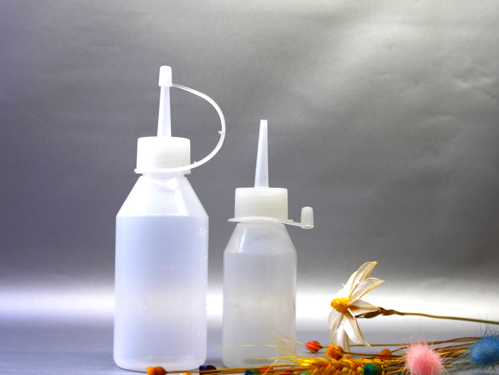 供应50 ml PE 带盖帽尖嘴瓶 胶瓶 点胶瓶