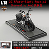 Mikchi Tu 1:18 Harley Davidson locomotive model 1984 FXST SOFTAIL alloy motorcycle model