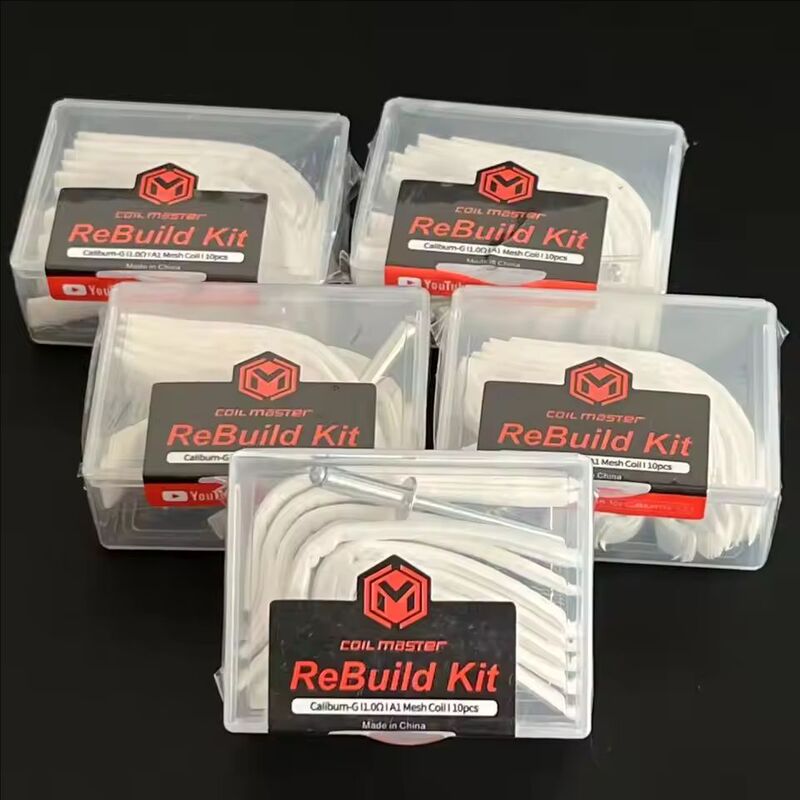Reconstruction Kit Mesh Sheet 0.8 1.0 1.2 Ohm Heating Wire with Tools Cotton Karibune Nautilus Film