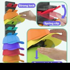 新款跨境爆款棒球帽架收纳架Hat Organizer for Baseball Caps