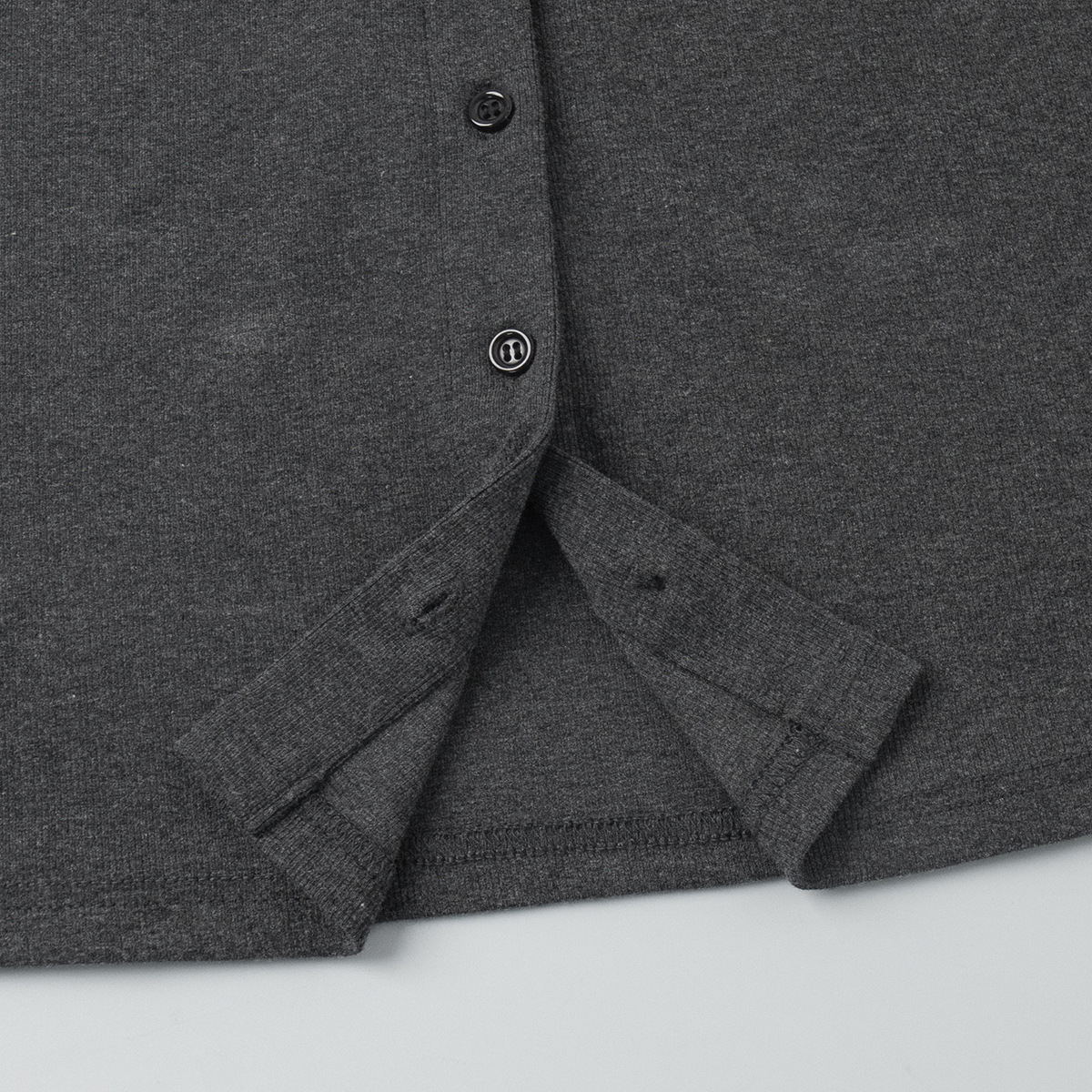 Geribbeld gebreide set met mock neck vest en broek voor dames_voghion.com