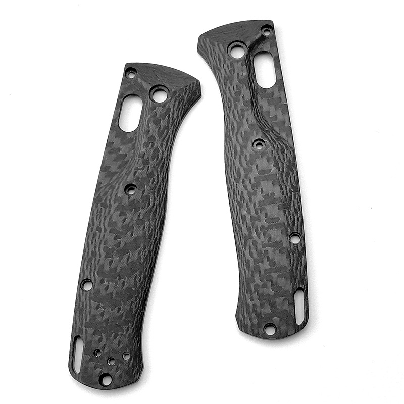貼片蝴蝶535刀柄碳纖維 蝴蝶摺疊刀配件DIY Bugout 535貼片手柄