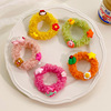 Demi-season brand cute headband, children's hair accessory for adults, hair rope, plush, Korean style