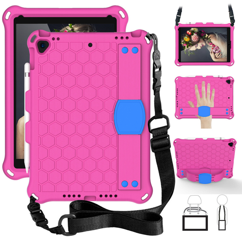 For iPad Air5 Case 2022 Cellular 10.2 Strap Huawei M6 Drop-resistant tabA7lite Flat Case