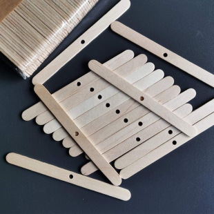Cross-Border Wax Wick Wood Stick 114*10mm Hole Diameter 4mm Candle Wick Holder Candle Wick Fixed Wood Chips