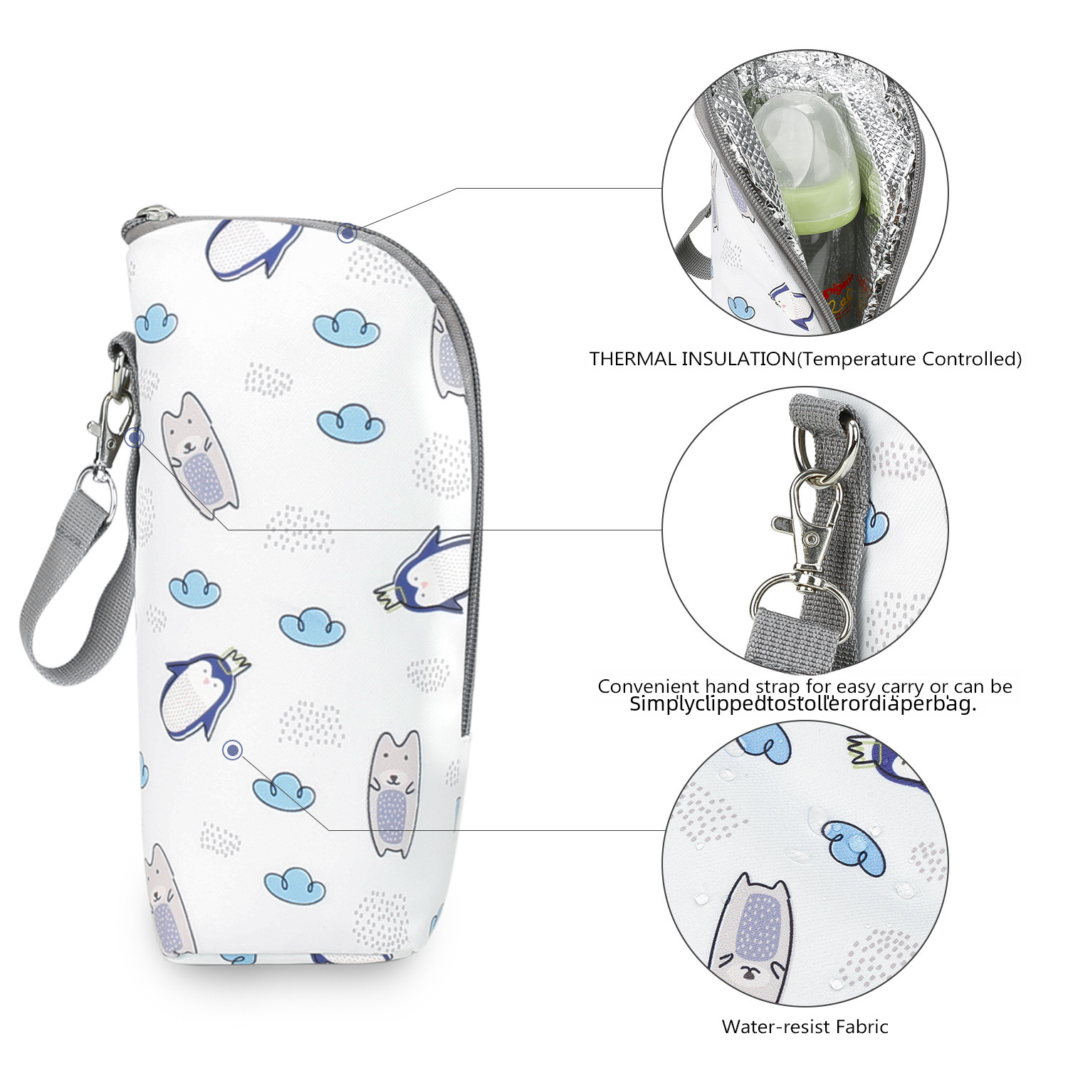 Convenient bottle bag Mummy bag accessories diaper bag