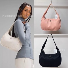 人気のルル脇の下バッグ、スポーツバッグ、餃子バッグ、クロワッサンバッグ、ハンドバッグ、多用途でファッショナブル、シンプルでヨガにも最適