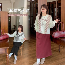 大码连衣裙;大码休闲套装;大码T恤