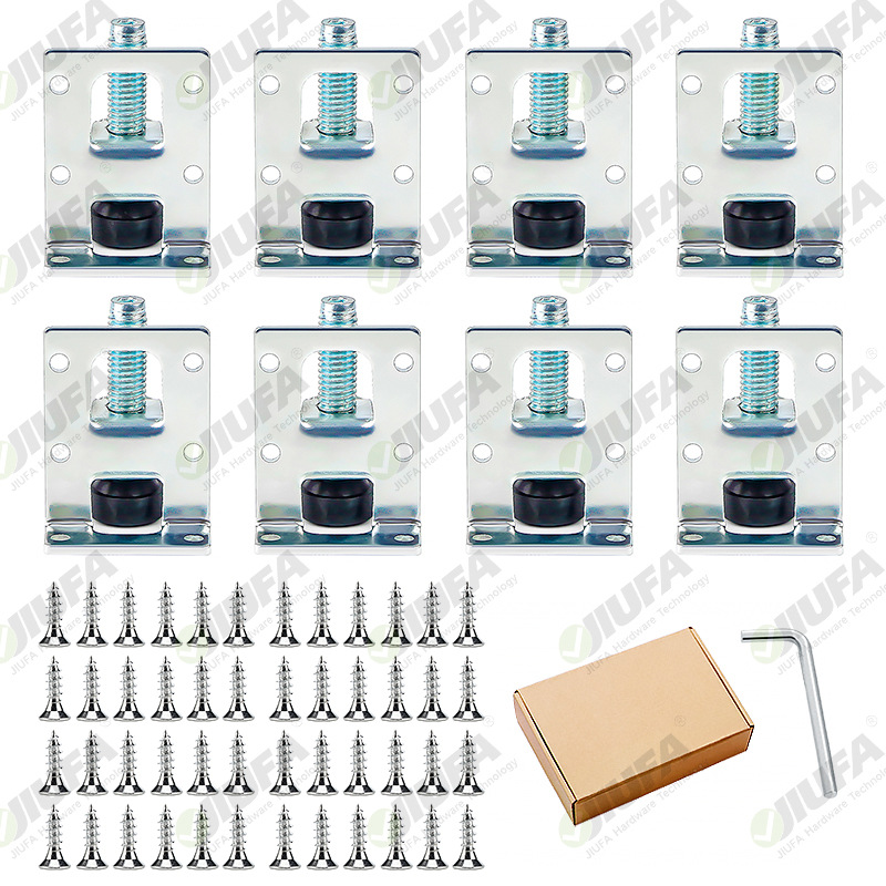 Armario ajustable almohadilla del pie tornillos ajustables resolver suelo desigual muebles gabinete instalación lateral tornillos ajustables pie antideslizante