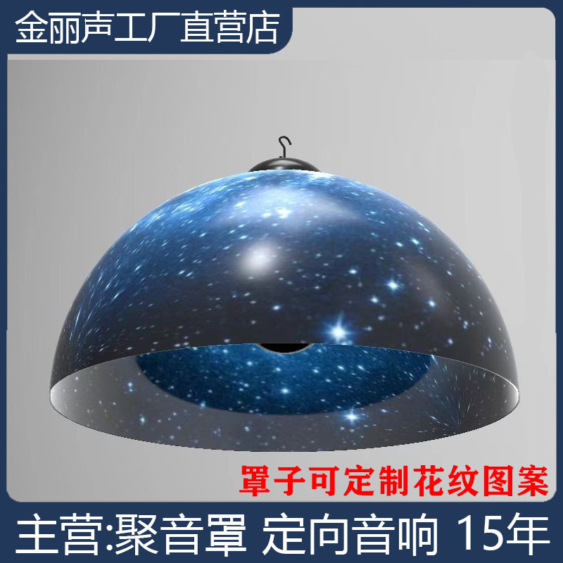 800mm sound gathering cover sound gathering cover induction anti-interference directional speaker sound gathering exhibition hall museum exhibition hall