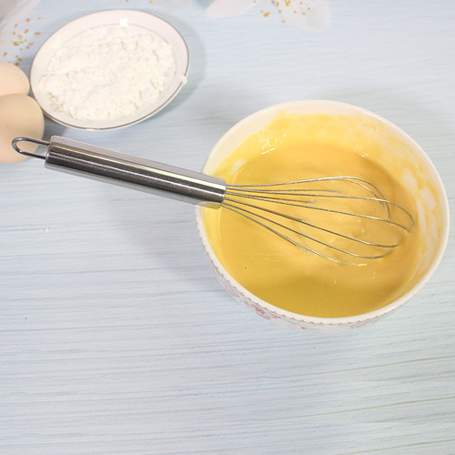 Household manual stainless steel egg beater handheld mixer manufacturer wholesale egg beating stick cream whipper