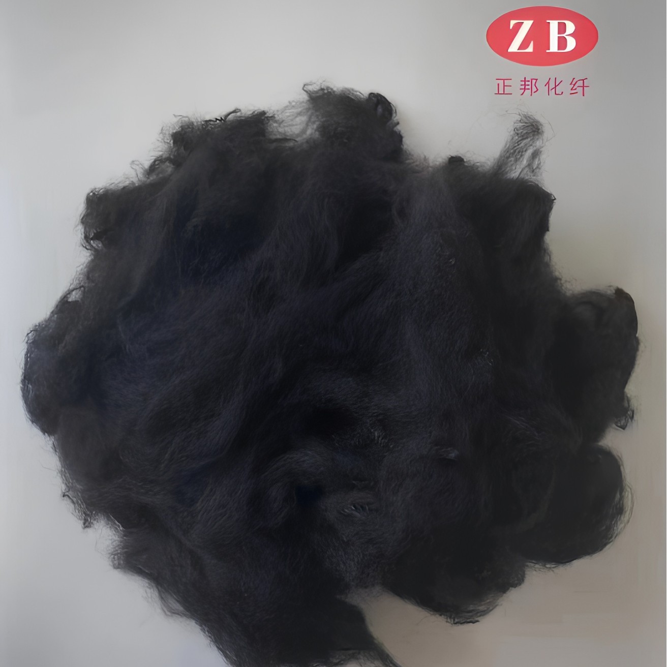 3D/6D/8D/12D黑色前阻燃涤纶化纤现货供应