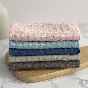 Absorbent Kitchen Cloth, Non-Greasy Dishwashing Cloth, Easy to Clean with Watermark Stripes, Waffle Texture, Lint-Free Cleaning Cloth
