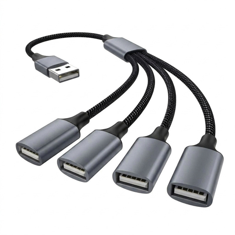 USB Docking Station Charging Splitter Car Adapter Computer USB Expander One-To-Four Type-C Docking Station USB Docking Station Charging Splitter Car Adapter Computer USB Expander One-To-Four Type-C Docking Station
