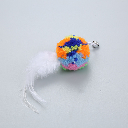 Cat Toy Feather Replacement Head Cat Funny Stick Replacement Combination Set Cat Self-Happiness Toy Pet Products Factory