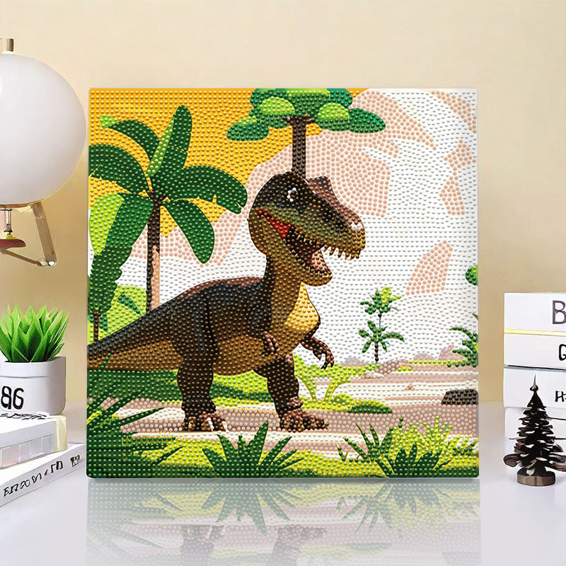 Dibujo adhesivo de diamantes de dibujos animados con marco de fotos Diamante de punto hecho a mano para niños fabricante de pintura de diamantes de bricolaje Kulomic Mario