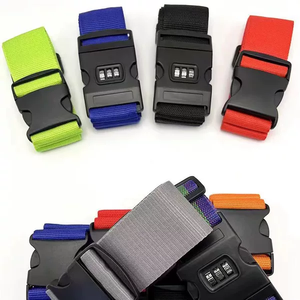 Factory direct travel luggage cross packing belt lengthened binding belt shipping bag reinforcement belt suitcase strap
