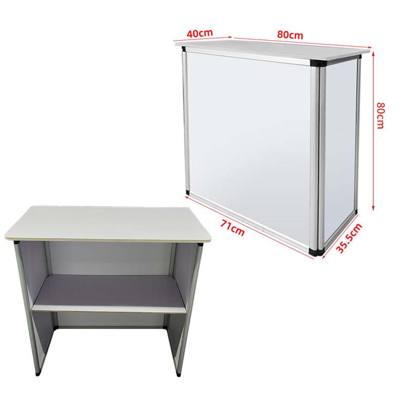 Estand de promoción, estand de exhibición, carro, supermercado, mesa de prueba, mesa móvil plegable, estante de exhibición de publicidad image 14