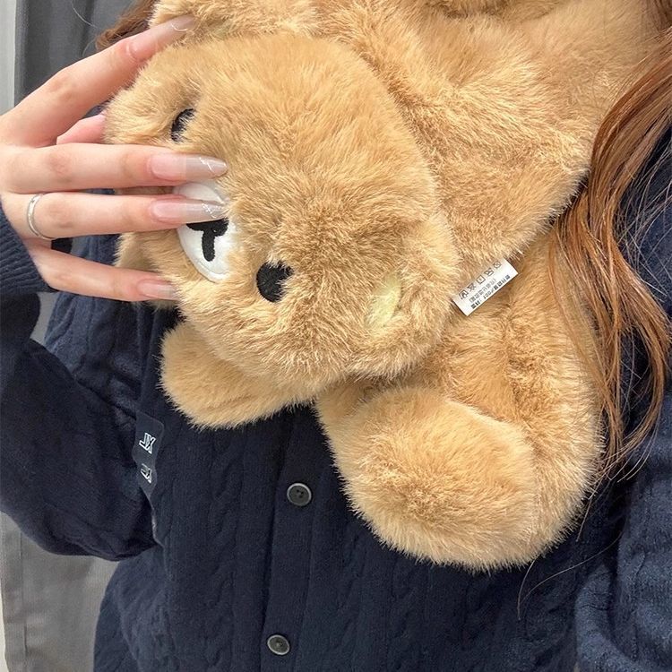 Bufanda Cuello de Felpa Térmico de Lana Térmico para Invierno