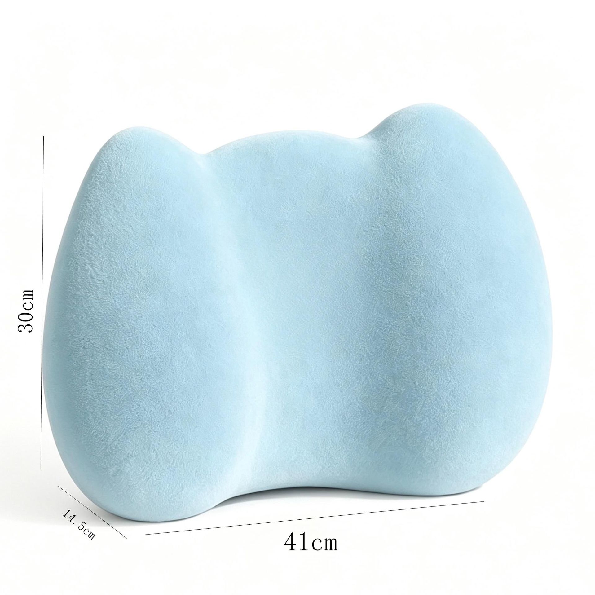 Car Headrest and Lumbar Support Memory Foam Comfortable Support Car Neck Pillow Lumbar Cushion High-End Set Wholesale