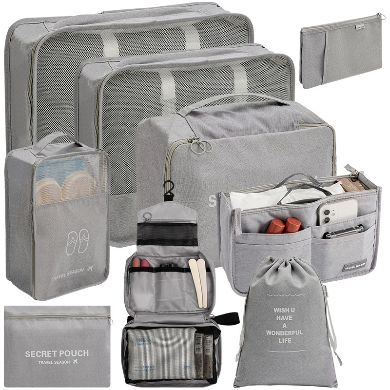 Дорожная сумка для хранения костюм из семи частей помада для мытья макияжа цифровой складной пакет