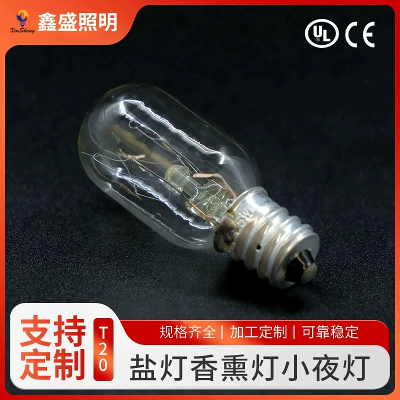 T20 110V/120V15W25W E12 T6 Salt Lamp Bulbs Соляная лампа Ароматная лампа Ночь