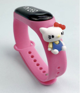 Reloj de muñeca Reloj electrónico de anime Crayon Shin-chan Reloj de escuela primaria de jardín de infantes led a prueba de agua