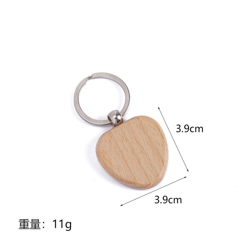木製の木の鍵リングのケヤキの鍵は創意的なペンダントを掛けてレーザーで字を刻むことができます。|undefined