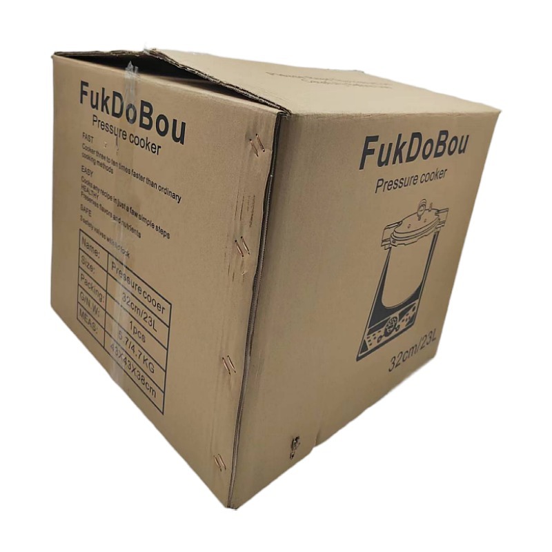 Aleación de aluminio de gran capacidad de pulido recta olla de presión universal tanque de presión con reloj comercial olla de presión productos de comercio exterior