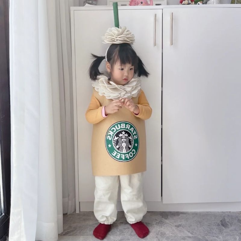 万圣节服装宝宝薯条衣服儿童男女童小孩演出服衣服表演服装扮套装|undefined