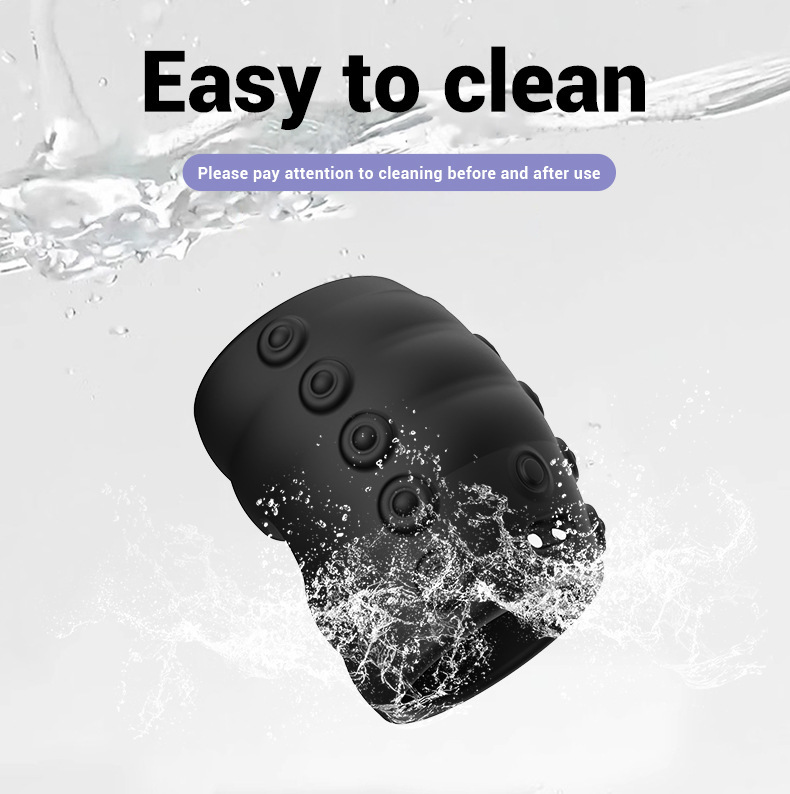 10-Frequency Vibrating Silicone Lock Ring, Octopus-Tentacle Design, Couples Resonance Wearable — detail image 12