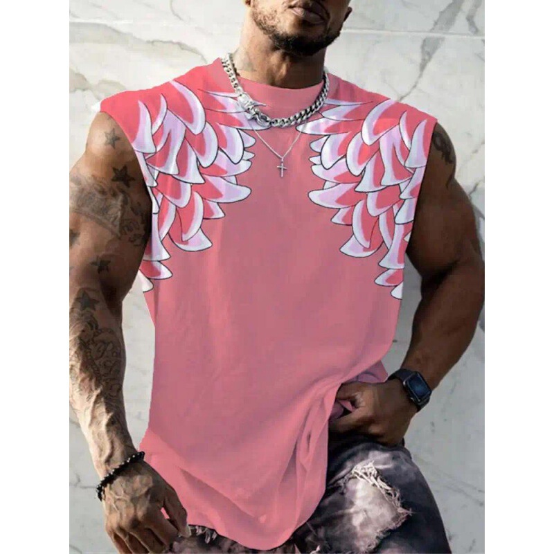 Fire Shadow series vest 3D digital printing Dragon Ball shoulder vest Amazon cross-border e-commerce hot supply Fire Shadow series vest 3D digital printing Dragon Ball shoulder vest Amazon cross-border e-commerce hot supply