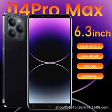新款i14promax智能手机4+64安卓8.1 外贸跨境手机6.3寸 厂家现货