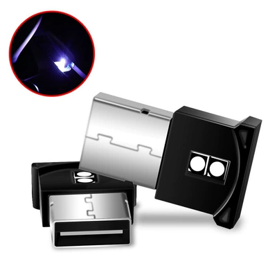 Avtomobil Ev Fotosensitiv Avtomatik Yanan RGB Çoxfunksiyalı USB Atmosfer Gecə İşığı