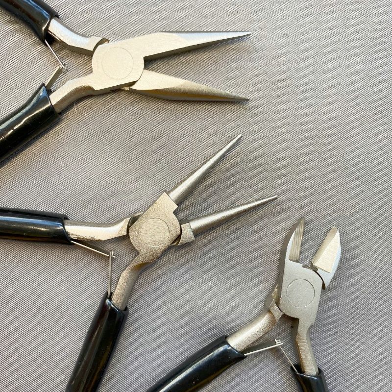 Round nose pliers DIY Jewellery Pliers Flat nose pliers Diagonal pliers Nine-pin Independent Amazon