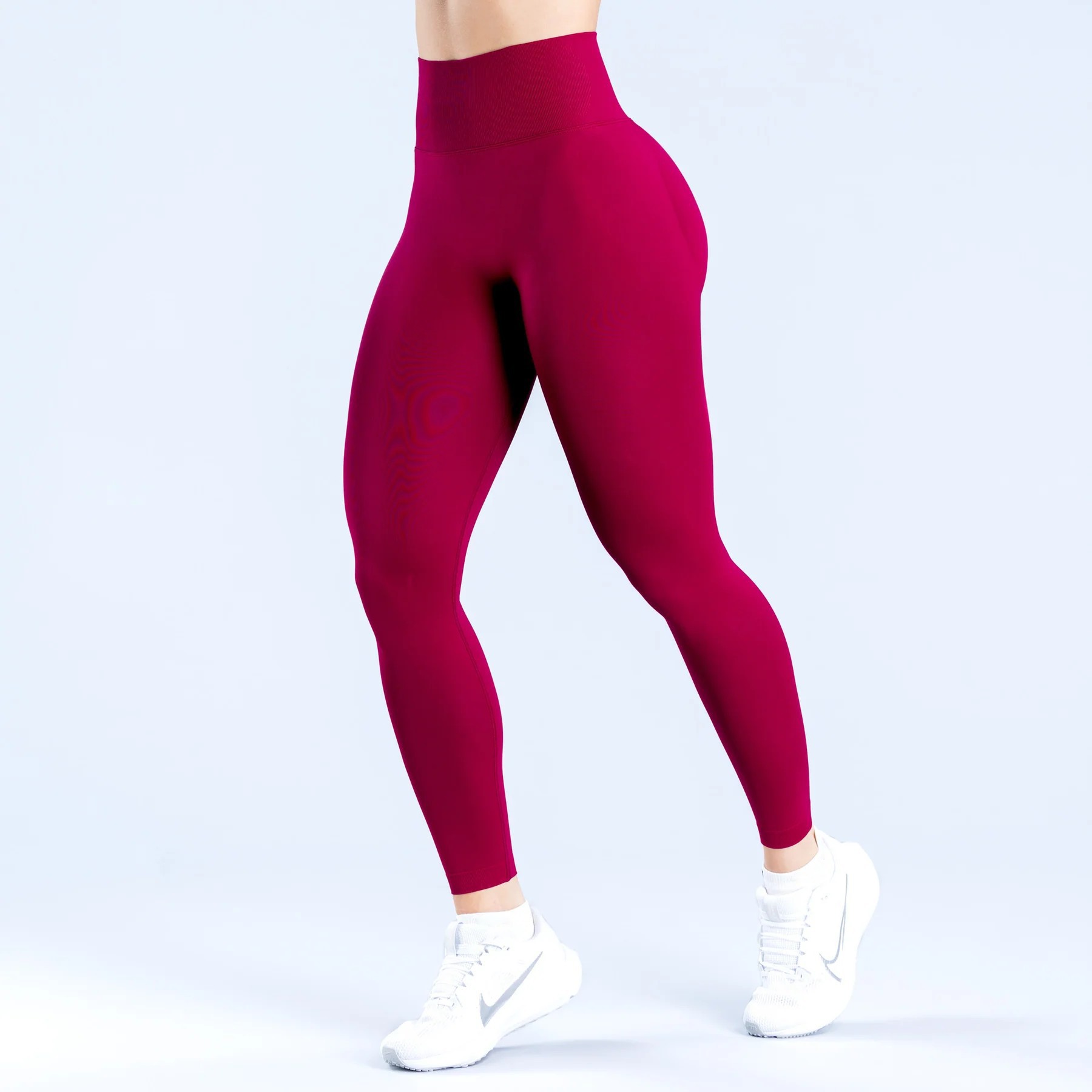 DFYNE Cross-border 27 colores pantalones de fitness pantalones de melocotón de nailon mate de punto sin costuras pantalones de yoga para mujer
